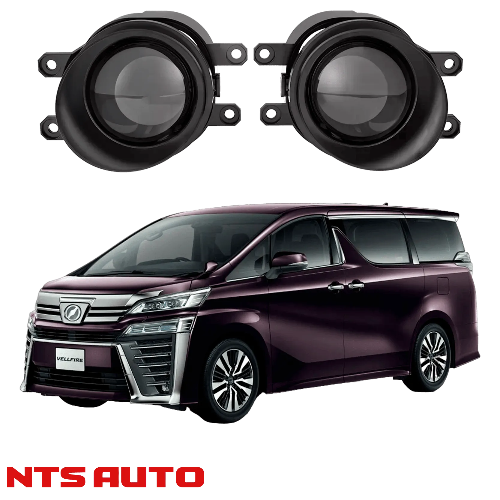 Противотуманные фары на Toyota Vellfire