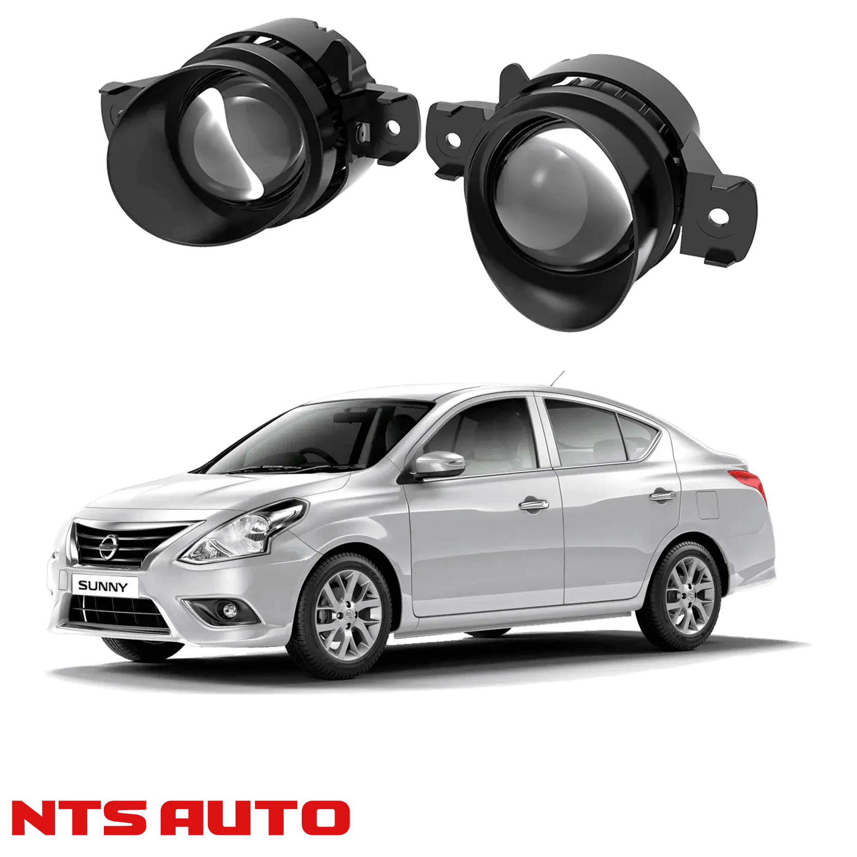 Противотуманные фары на Nissan Sunny (2002–2006, 2010–н.в.)