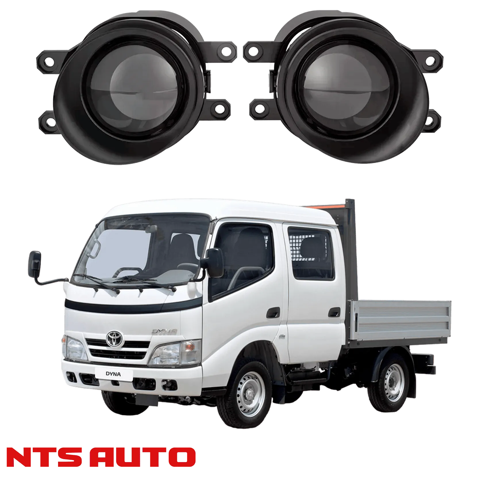 Противотуманные фары на Toyota Dyna