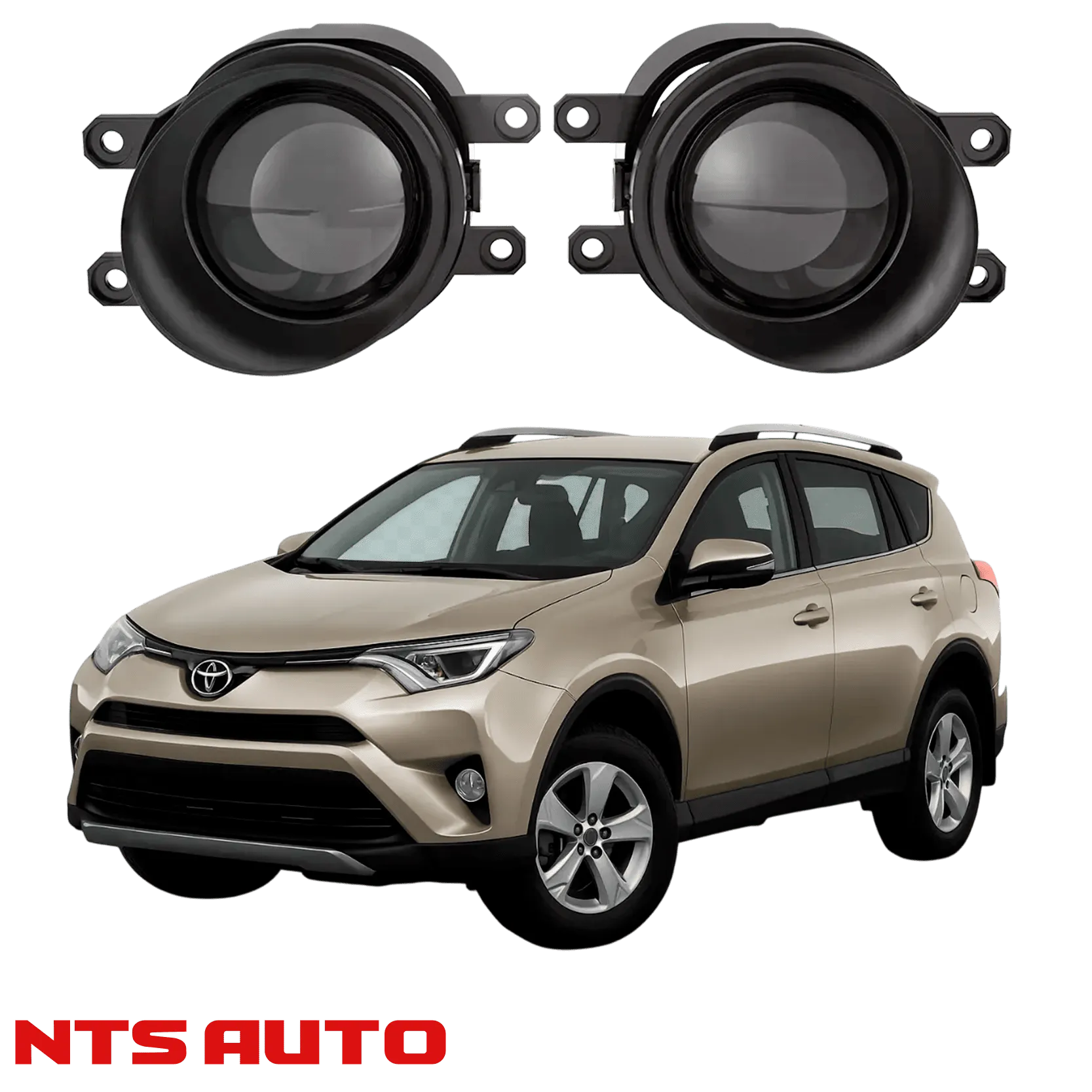 Противотуманные фары на Toyota RAV4