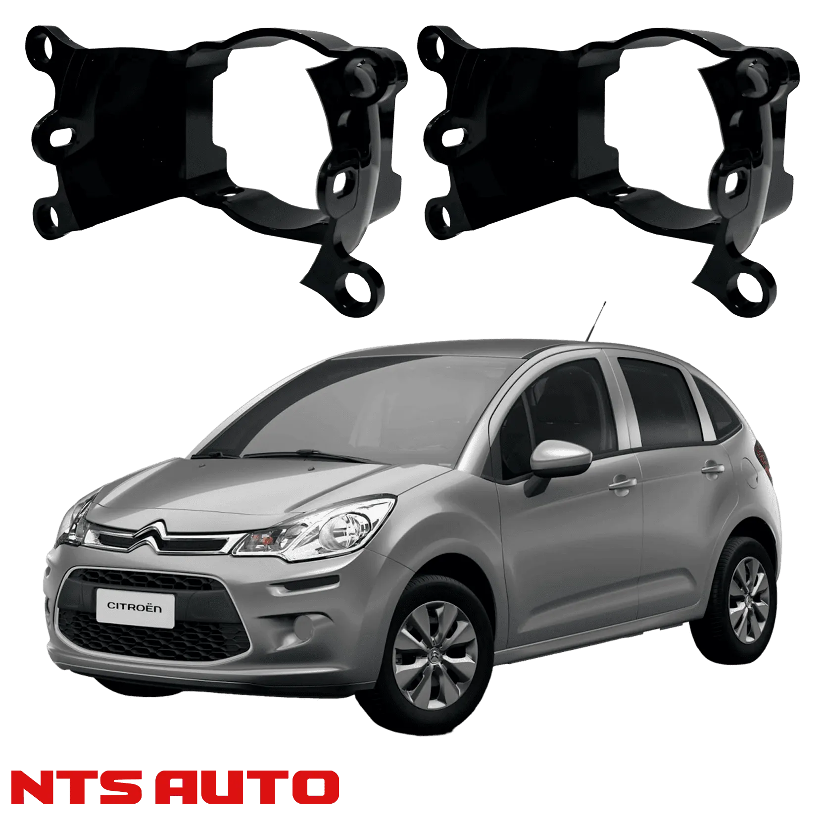 Крепления для противотуманных фар на Citroen C3 (A51) (2009-2016)