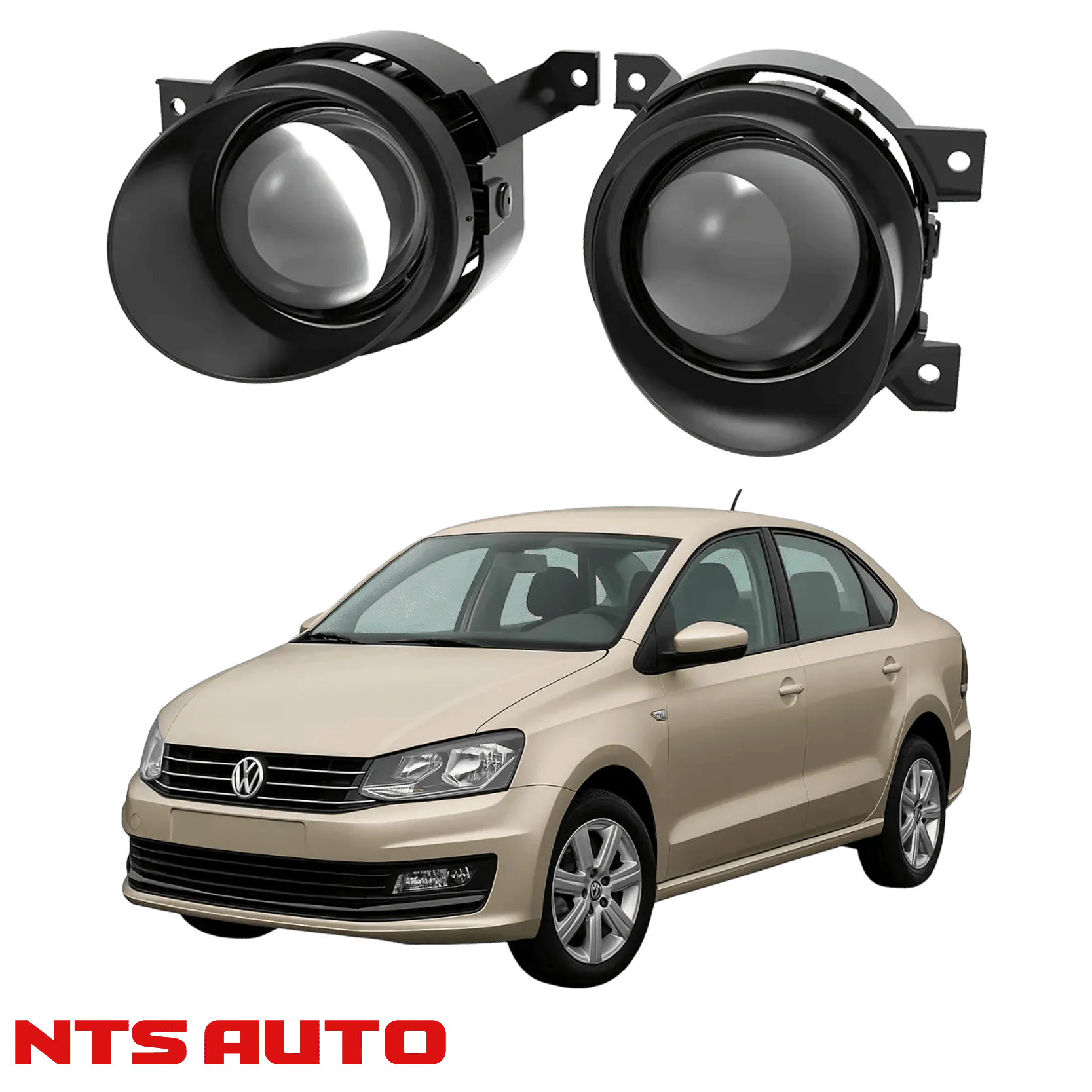 Противотуманные фары на Volkswagen Polo 5 (2009–2017)