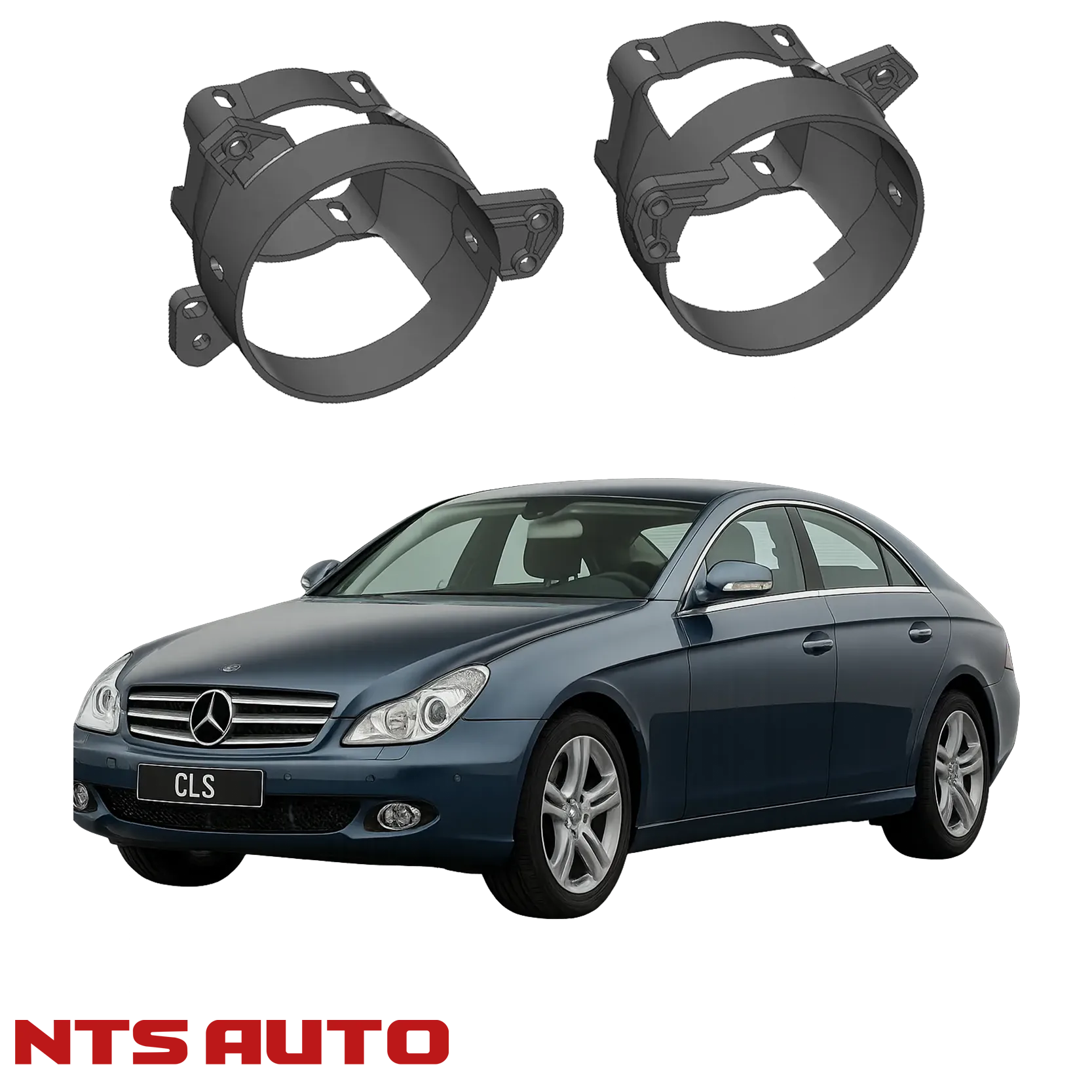 Крепления для противотуманных фар на Mercedes-Benz CLS (W219) (2005–2010)