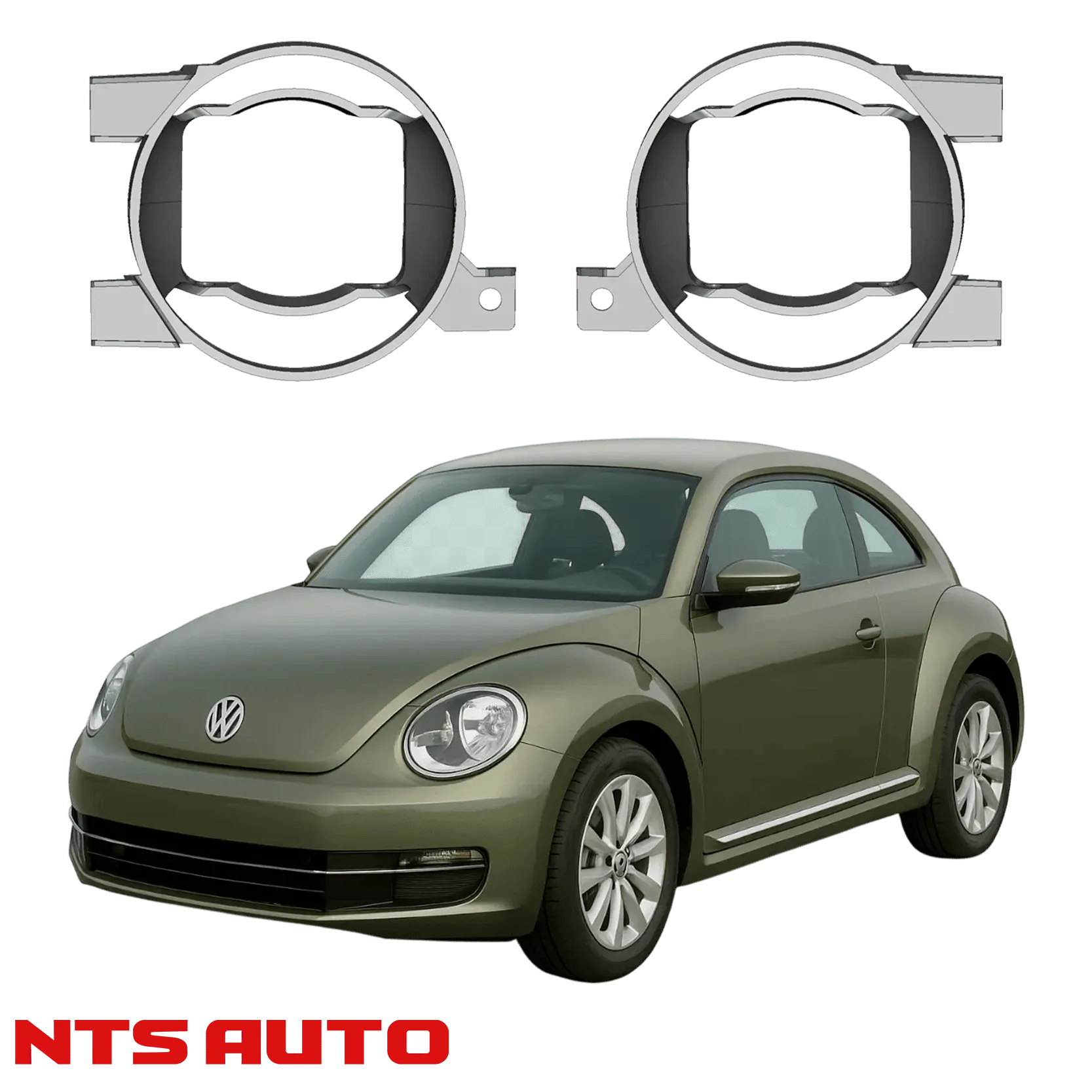 Крепления для противотуманных фар на Volkswagen Beetle (2011–2019)