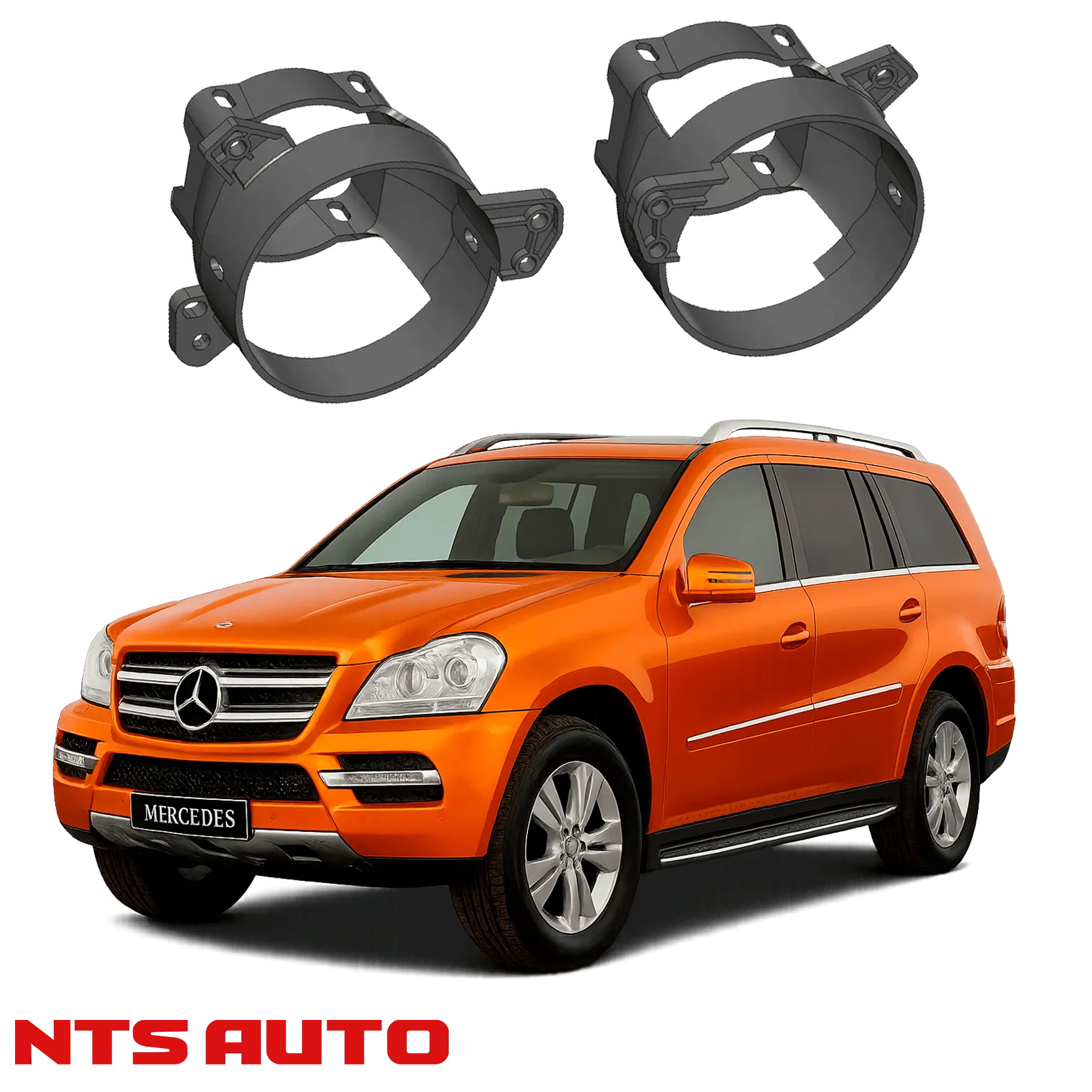 Крепления для противотуманных фар на Mercedes-Benz GL-Class (X164) (2006–2012)