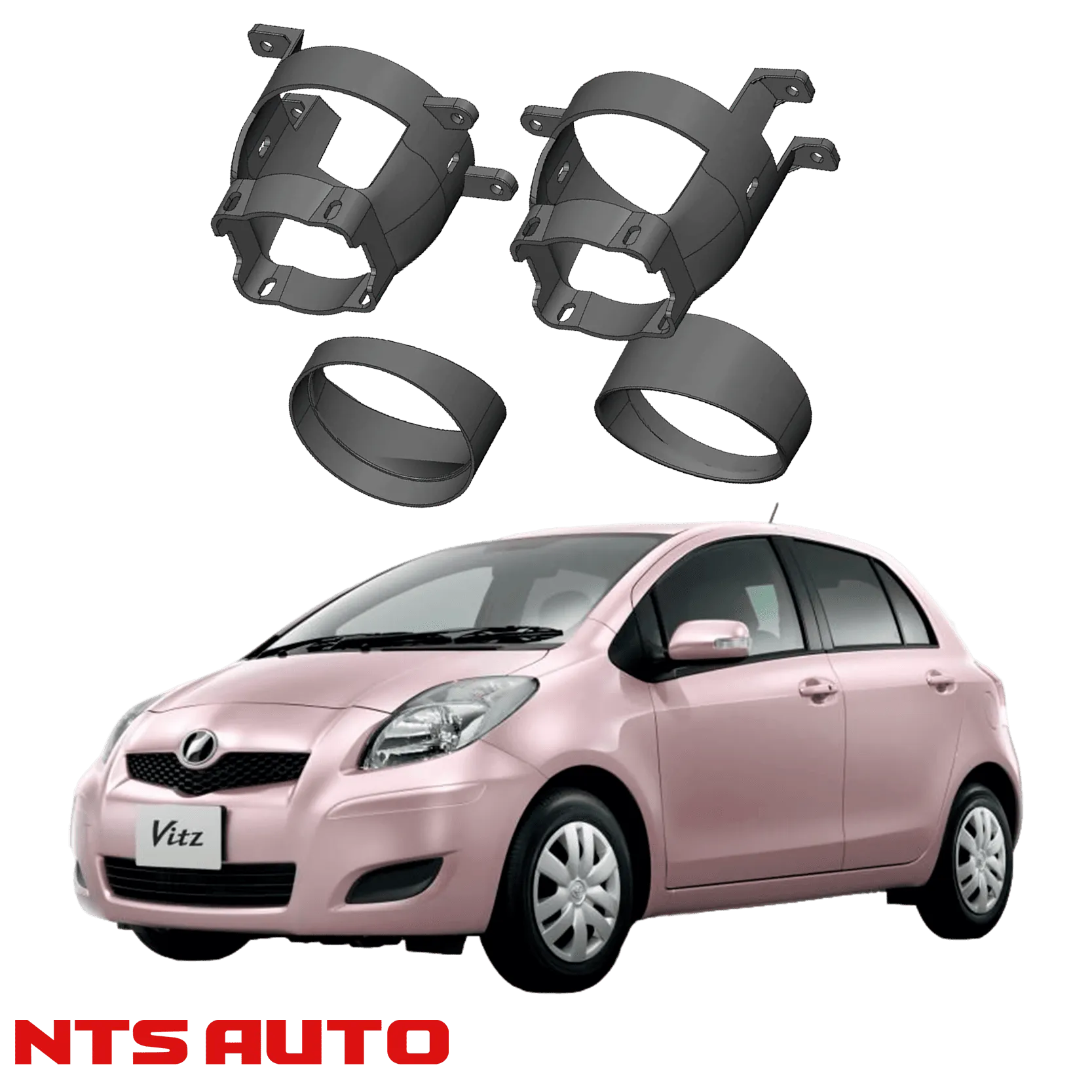 Крепления для противотуманных фар на Toyota Vitz (2005–2010)