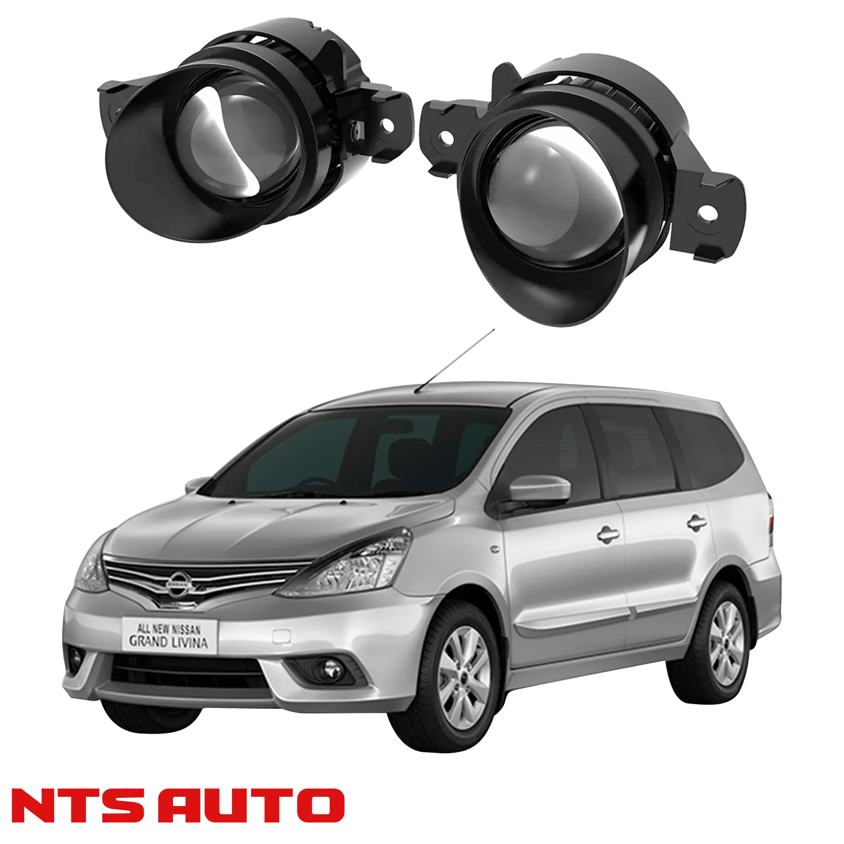 Противотуманные фары на Nissan Livina (2007–н.в.)