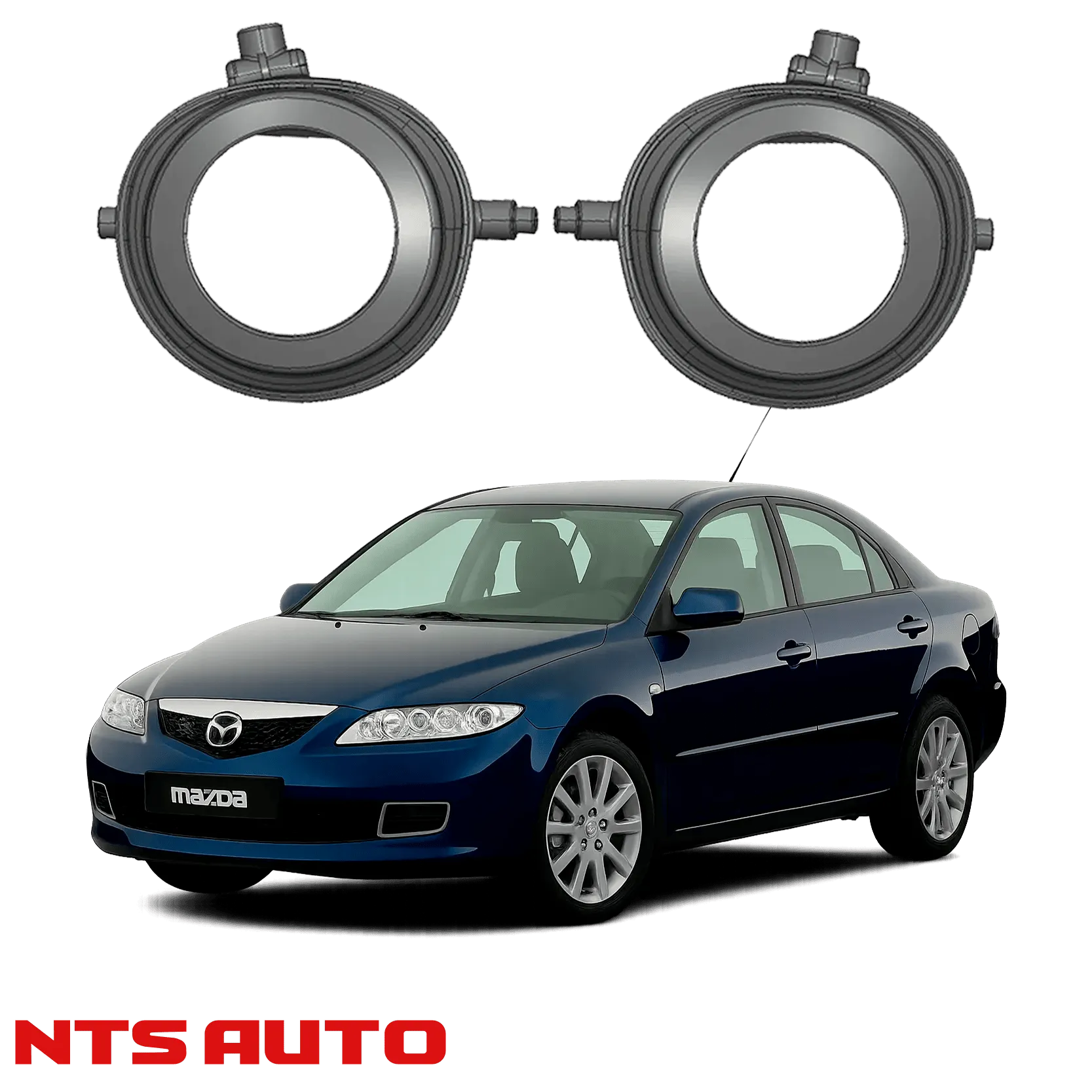 Крепления для противотуманных фар на Mazda 6 GG (2005–2008)