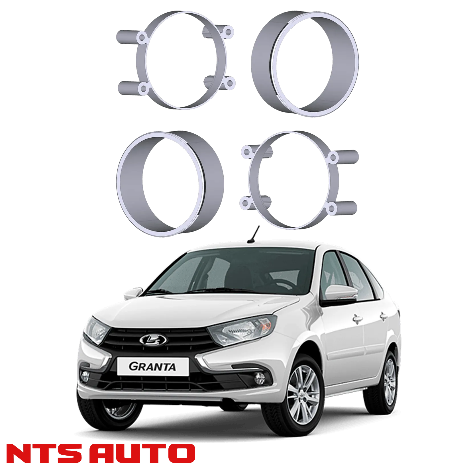 Крепления для противотуманных фар на Lada Granta FL