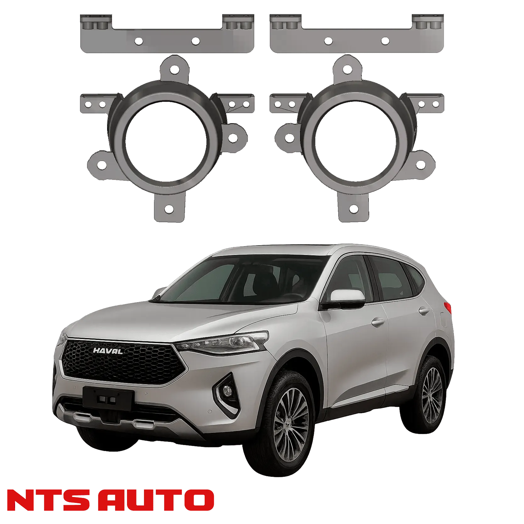 Крепления для противотуманных фар на Haval F7 (2018–2022)