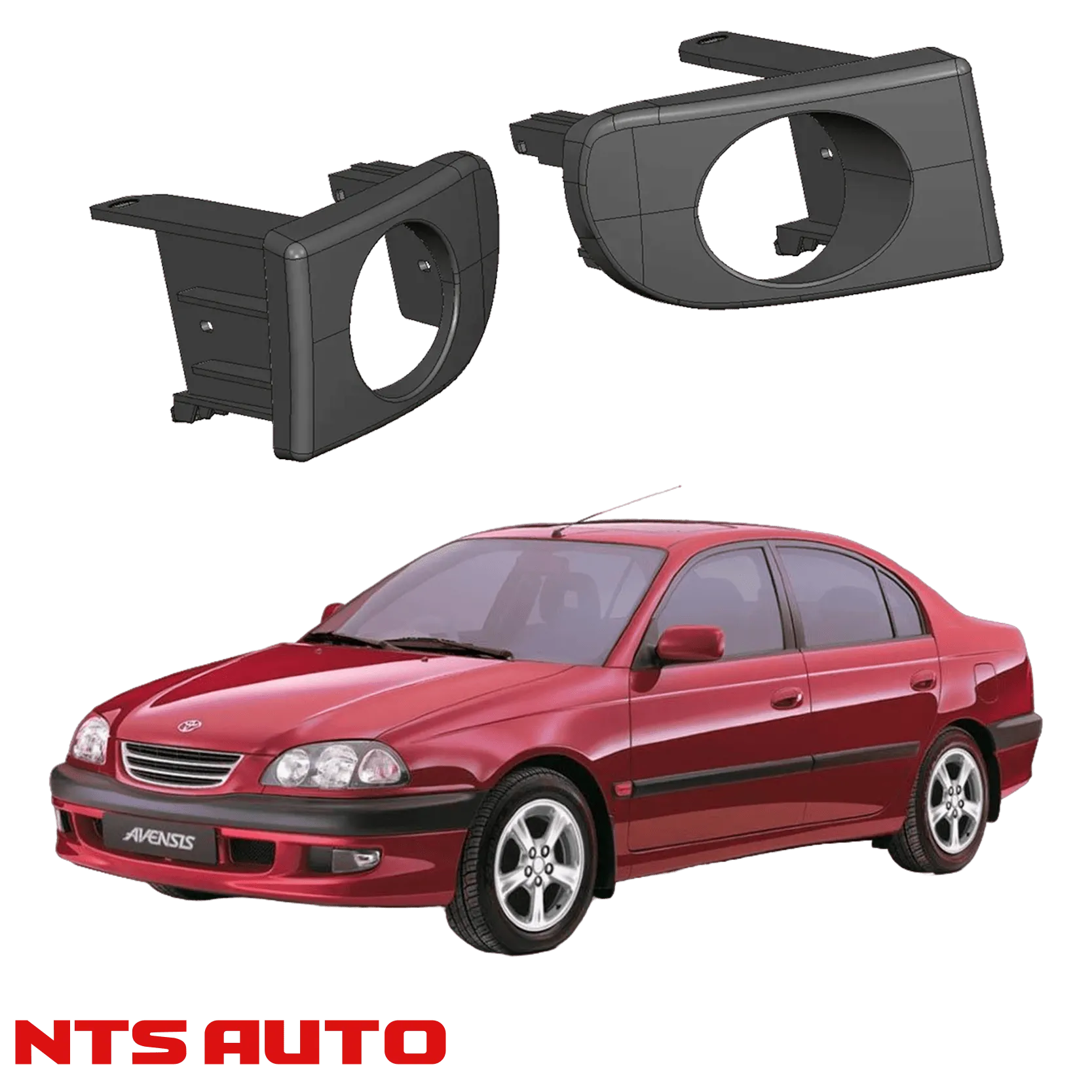 Крепления для противотуманных фар на Toyota Avensis I (2000–2003)