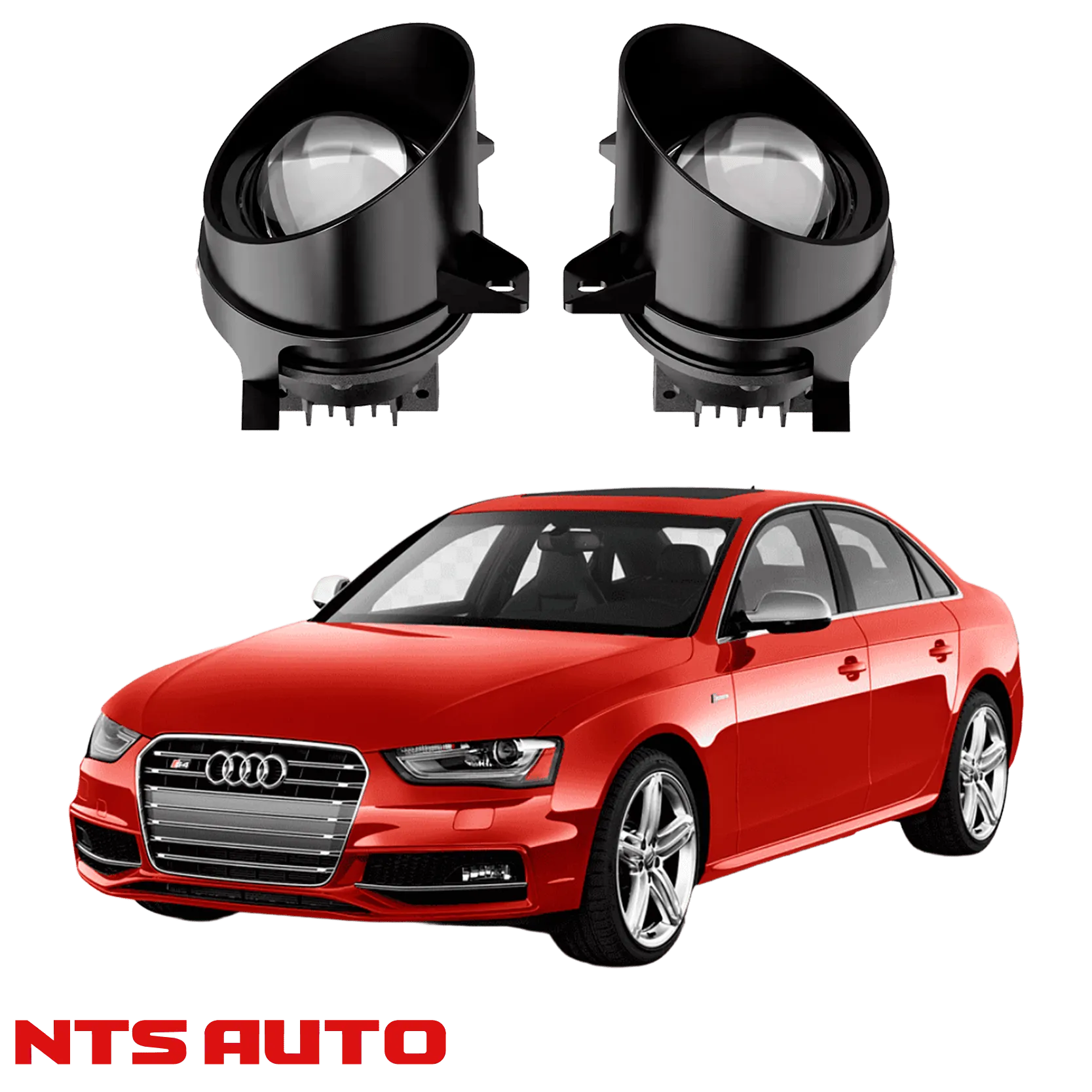 Противотуманные фары на Audi A4/S4 Quattro (2008-2012)