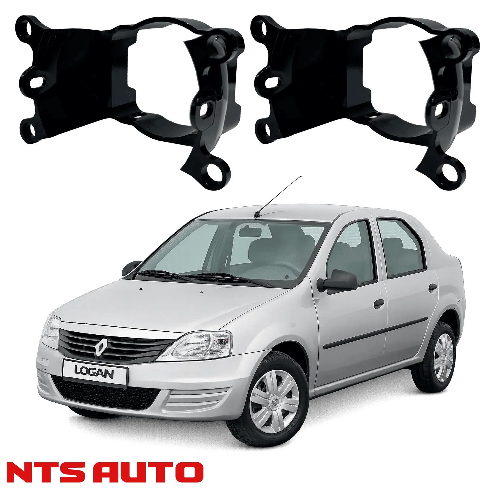 Крепления для противотуманных фар на Renault Logan (2004-2022)