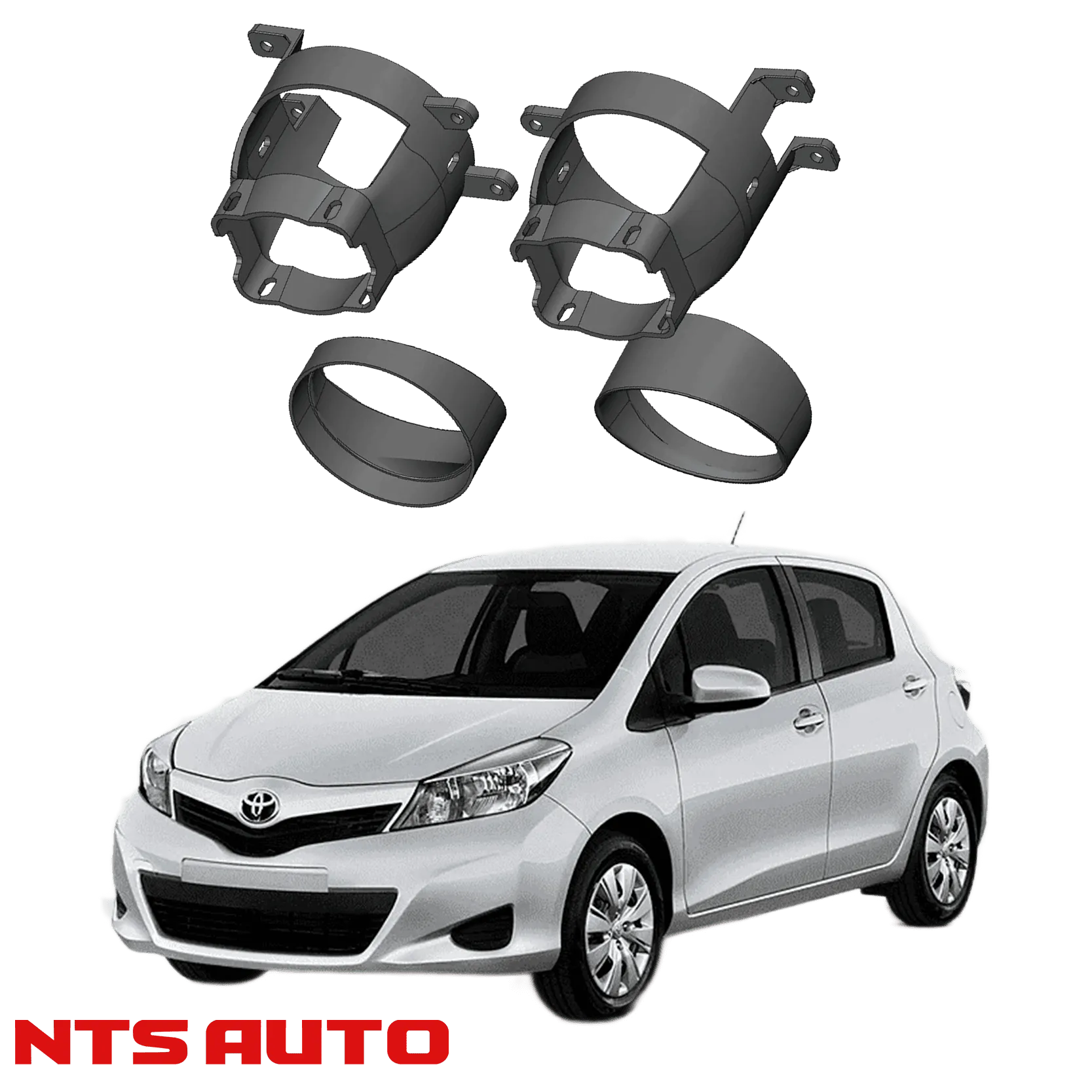 Крепления для противотуманных фар на Toyota Yaris (2011–2017)