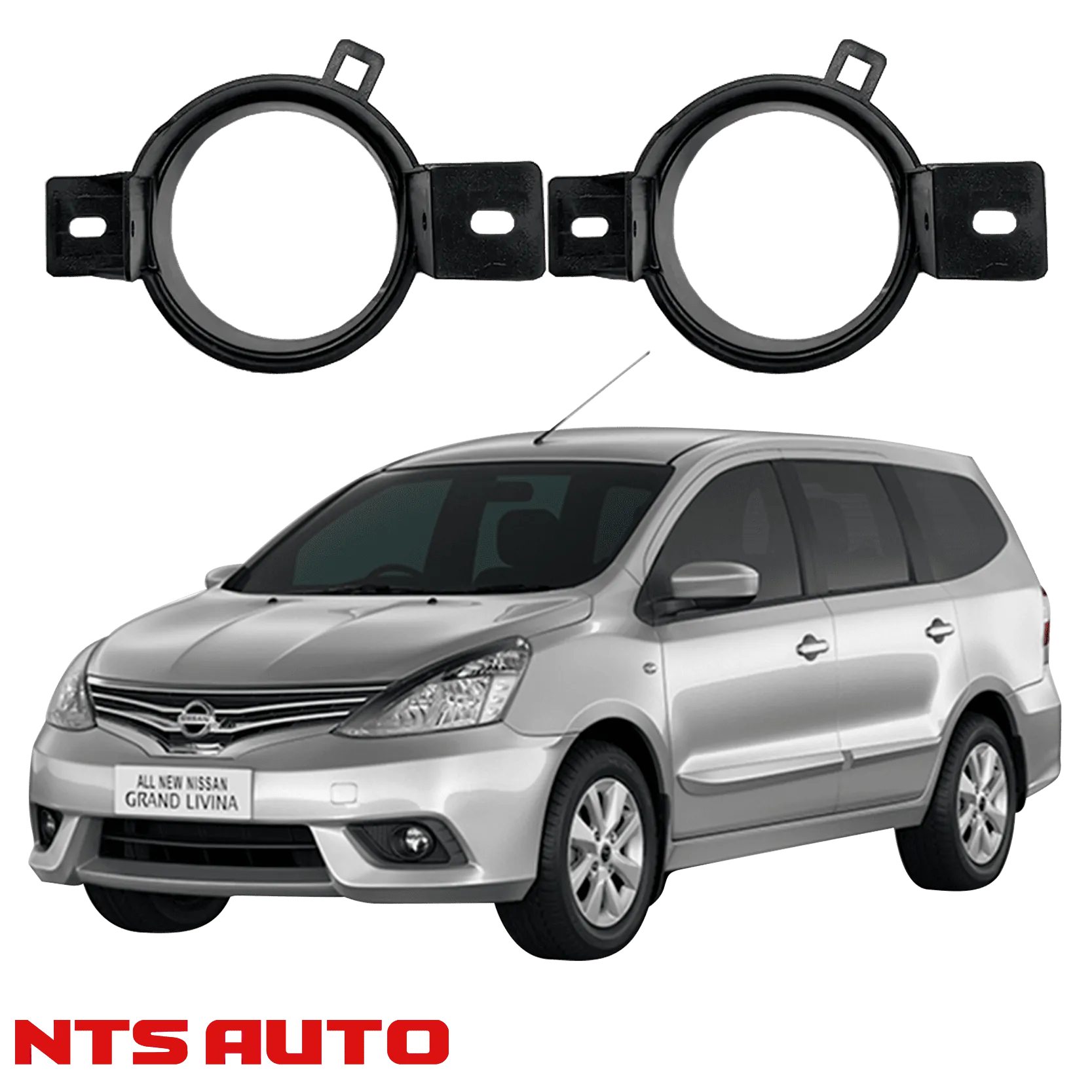 Крепления для противотуманных фар на Nissan Livina (2007–н.в.)