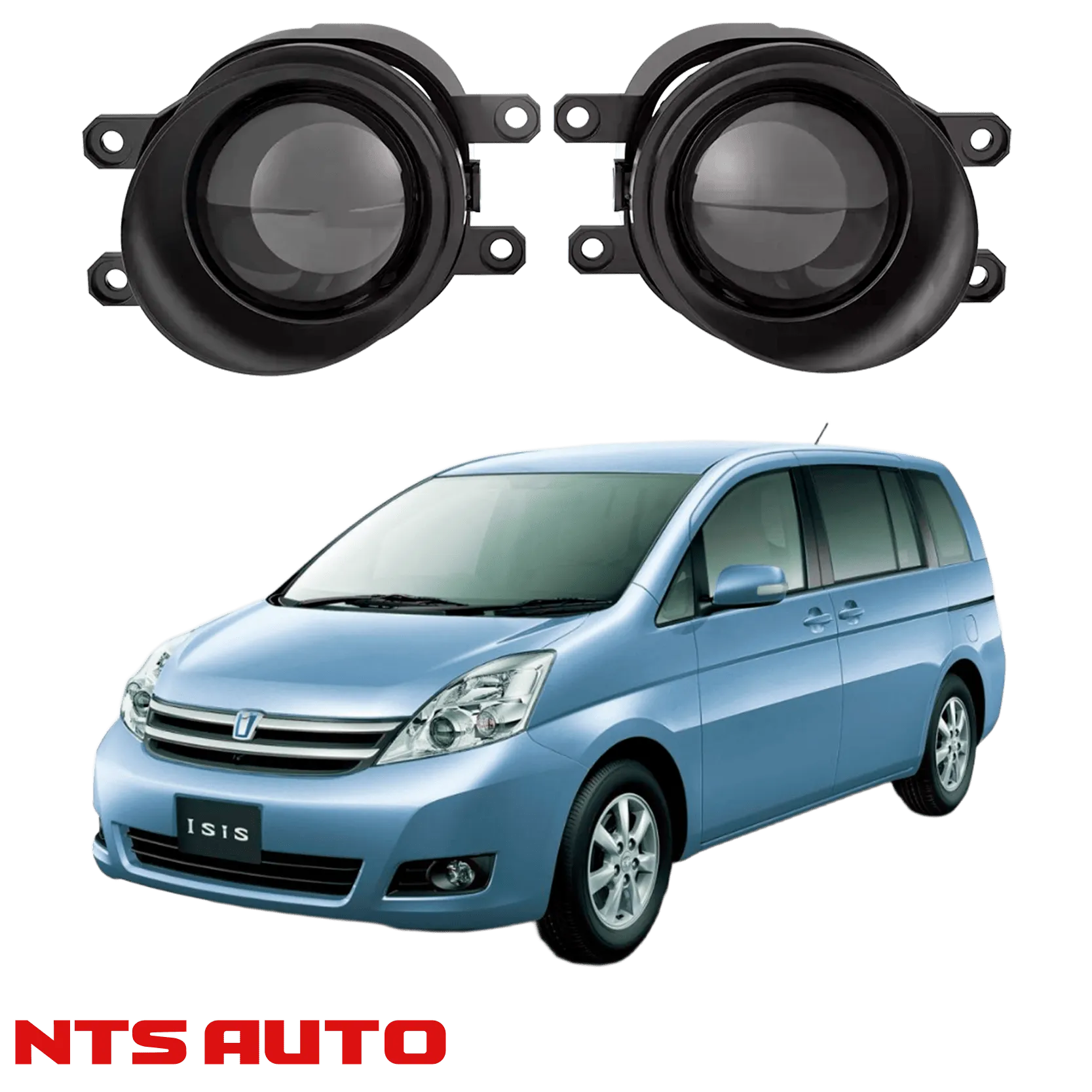 Противотуманные фары на Toyota Isis