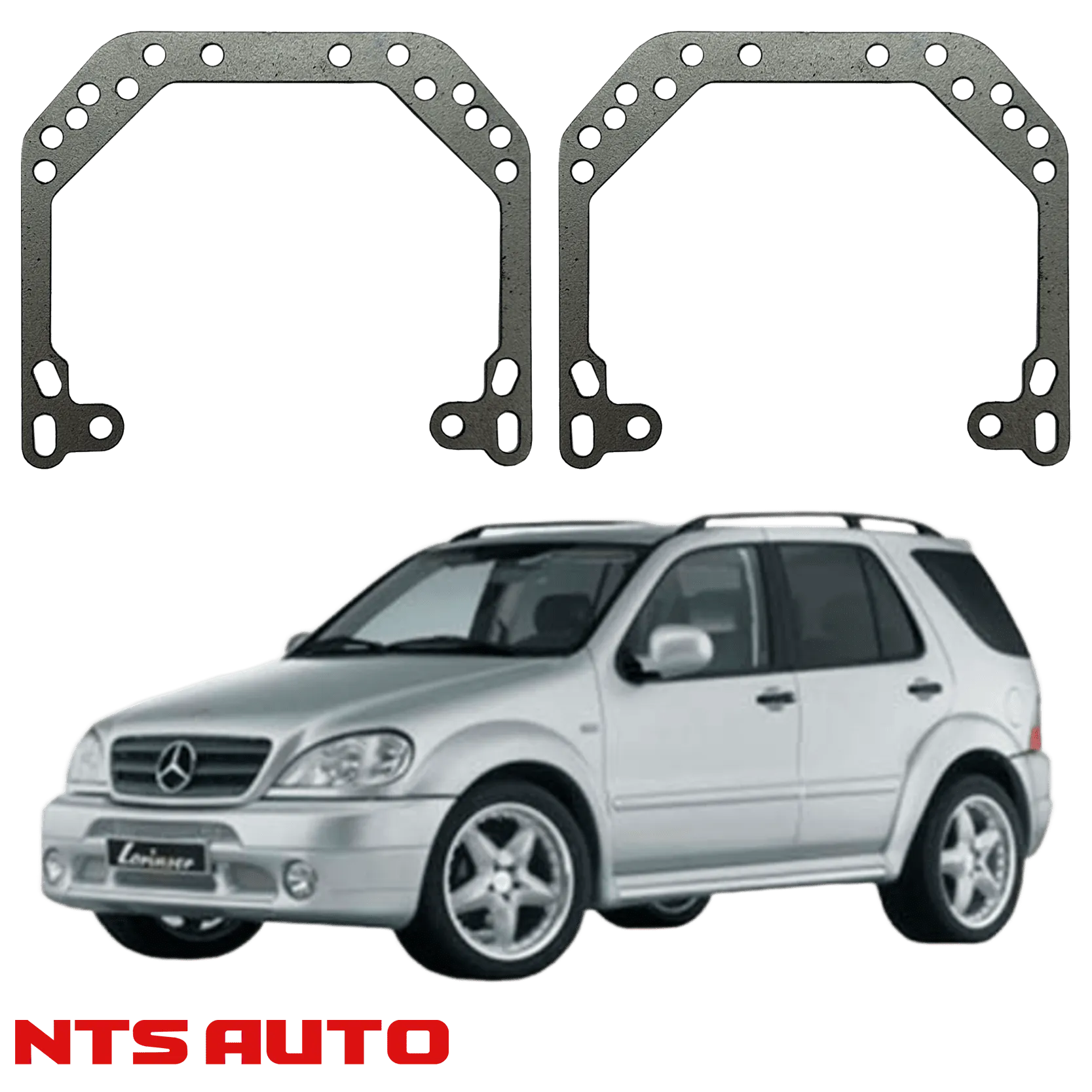 Переходные рамки для Mercedes ML W163 (2001-2005)