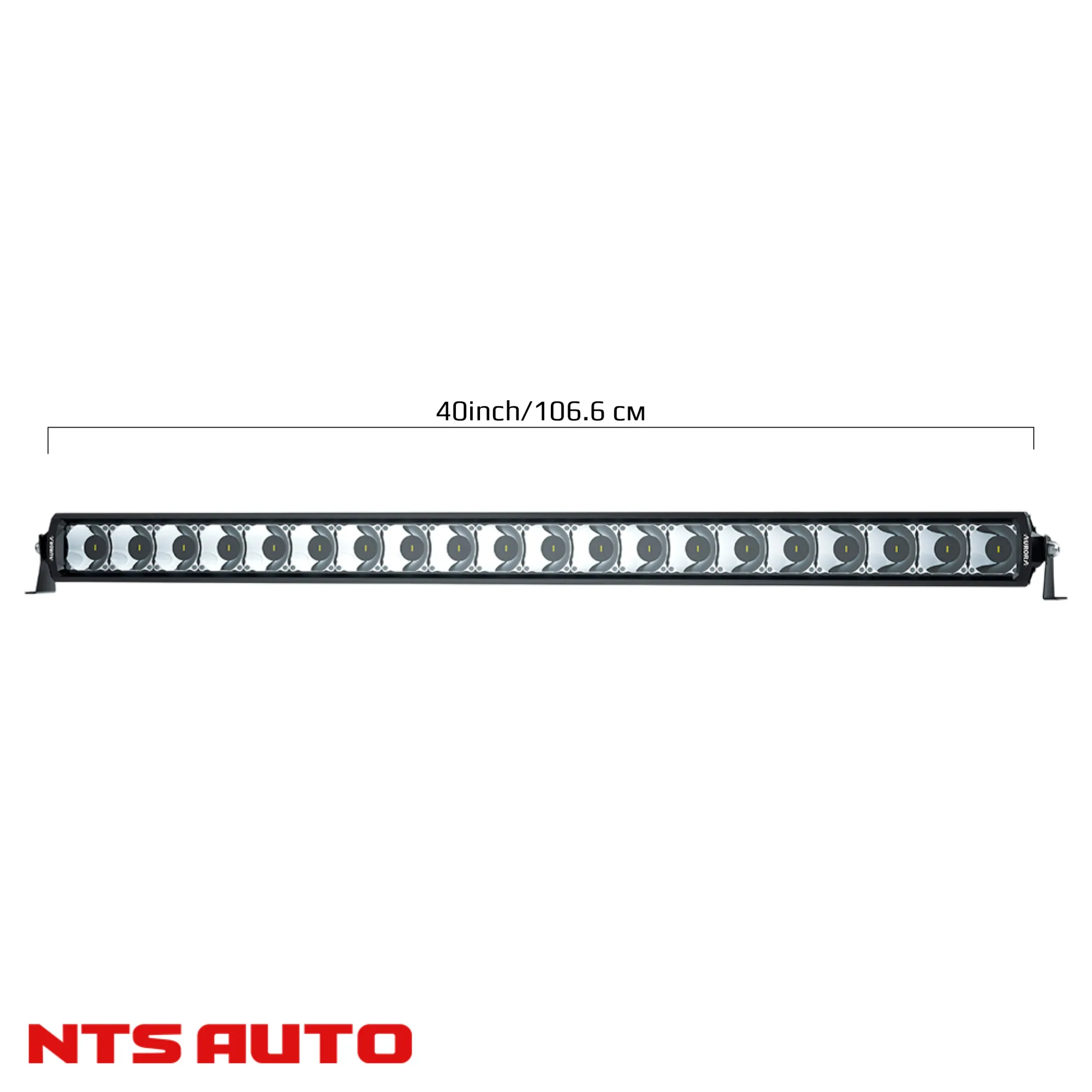 СВЕТОДИОДНАЯ БАЛКА 40" ДВУХРЯДНАЯ ДАЛЬНЕГО СВЕТА AURORA D6T C RGB МОДУЛЕМ